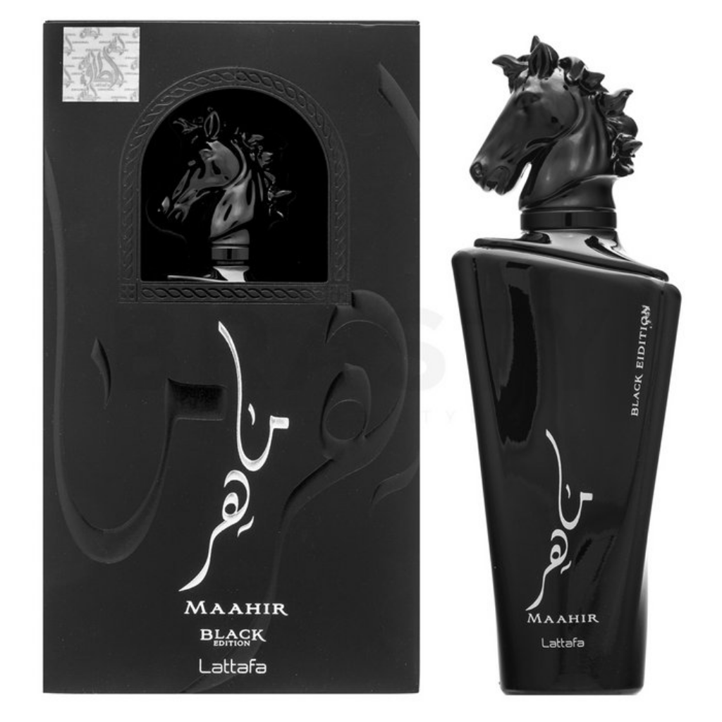 Maahir Black Edition EDP - 100ML(3.4 oz) by Lattafa