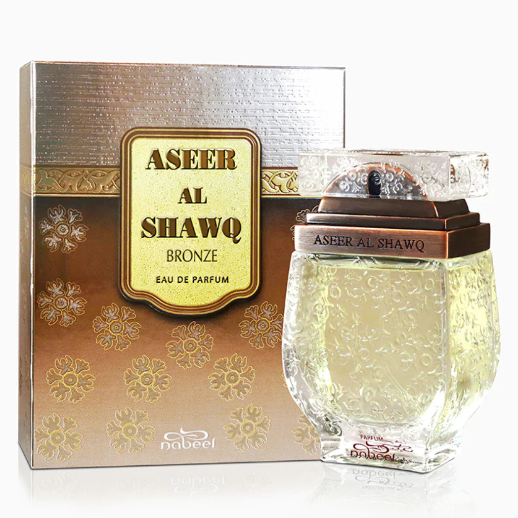 Aseer Al Shawq Bronze EDP - 80ML (2.7oz) by Nabeel