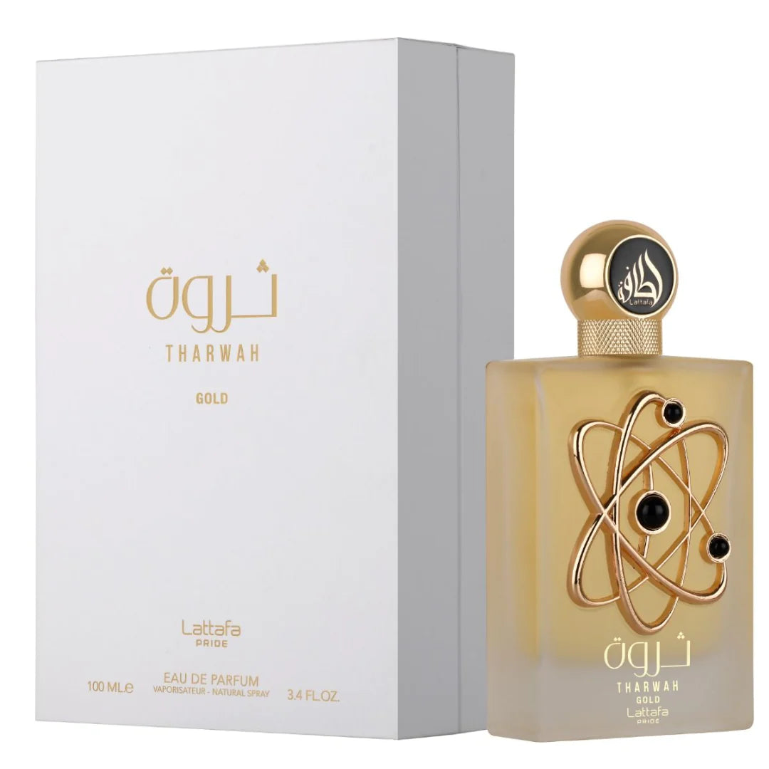 Tharwah Gold EDP - 100mL (3.4 oz) by Lattafa Pride