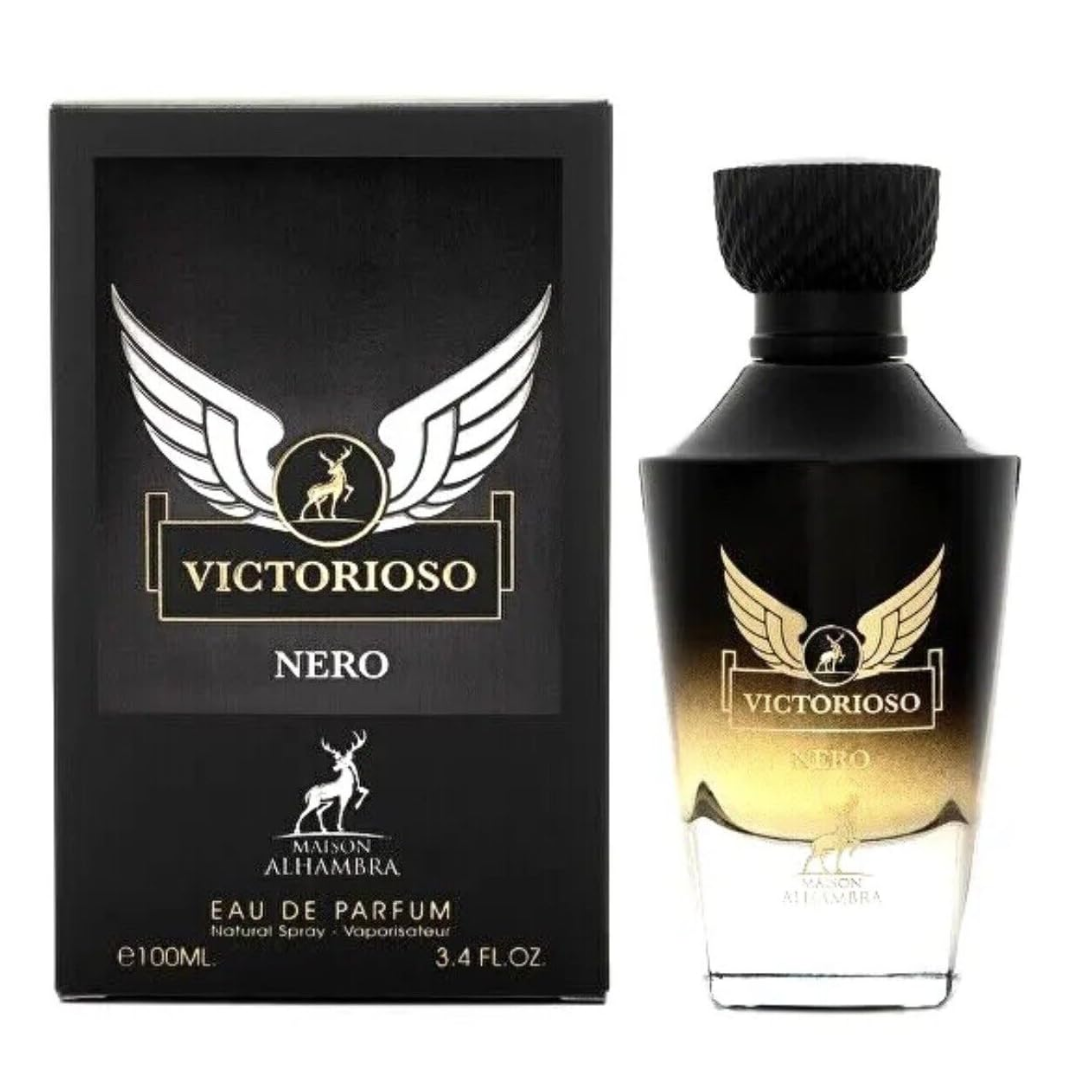 Maison Alhambra Victorioso Nero Eau de Parfum for Men - 3.4 oz 100ML