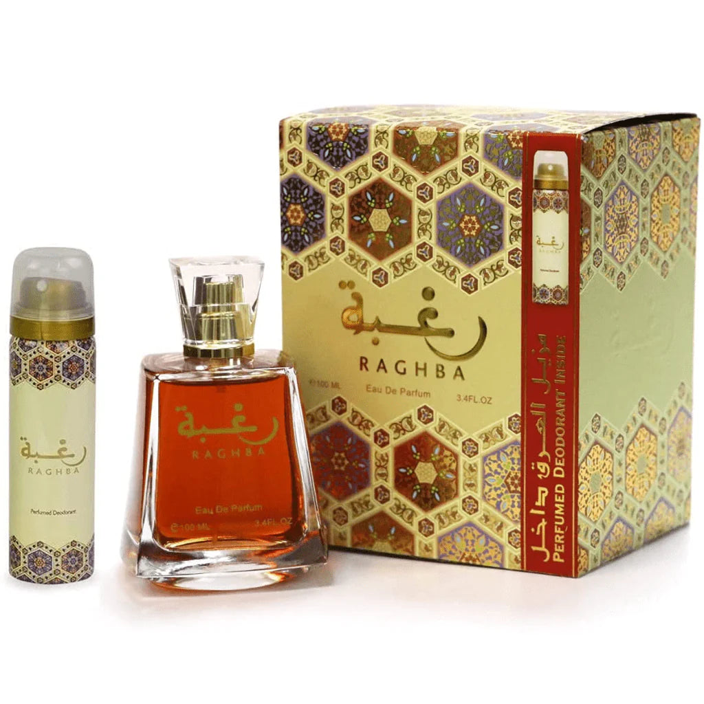 Raghba for Women EDP - 100ML (3.4oz) w/ Deo by Lattafa