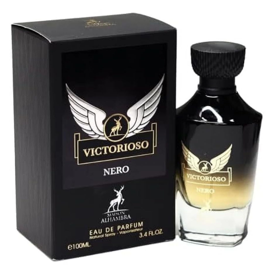 Maison Alhambra Victorioso Nero Eau de Parfum for Men - 3.4 oz 100ML