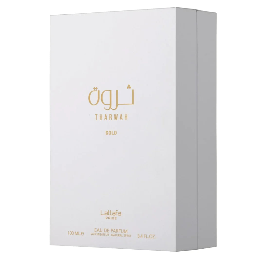 Tharwah Gold EDP - 100mL (3.4 oz) by Lattafa Pride