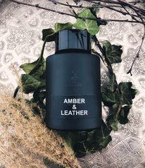 Amber & Leather For Men and  Women  EDP-100ML/3.4Oz By Maison Alhambra