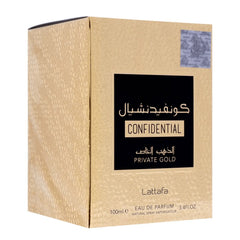 Confidential Private Gold EDP - 100ML by Lattafa