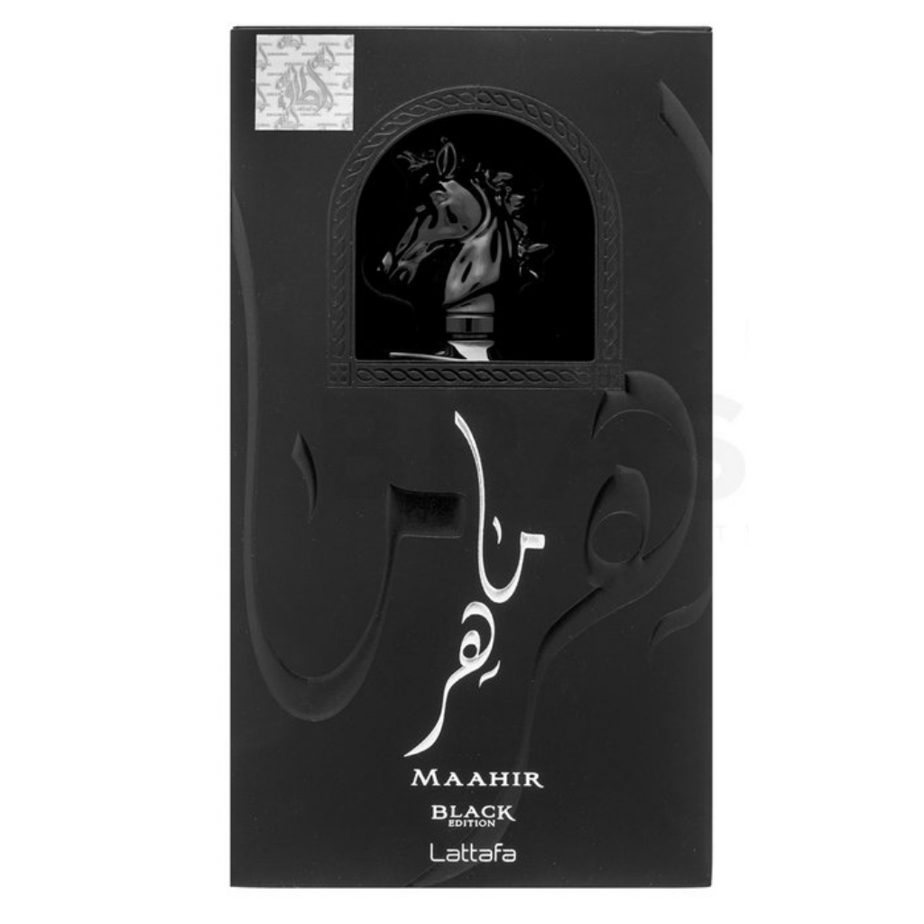 Maahir Black Edition EDP - 100ML(3.4 oz) by Lattafa