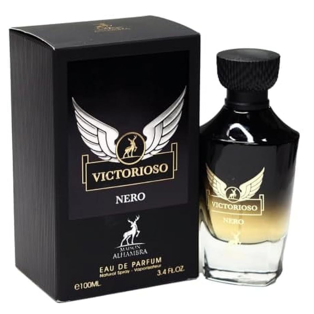 Maison Alhambra Victorioso Nero Eau de Parfum for Men - 3.4 oz 100ML