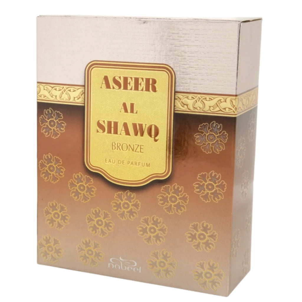 Aseer Al Shawq Bronze EDP - 80ML (2.7oz) by Nabeel