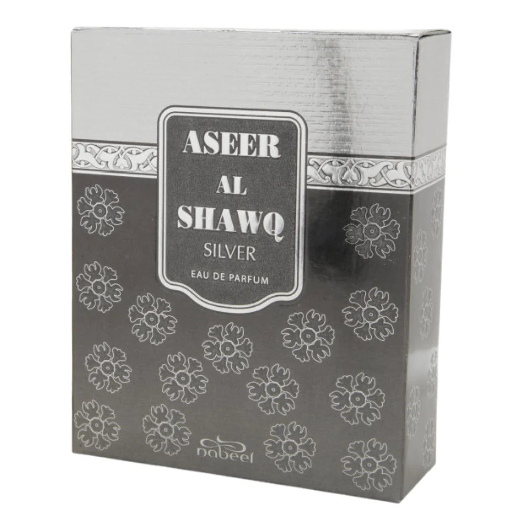 Aseer Al Shawq Silver EDP - 80ML (2.7 oz) by Nabeel