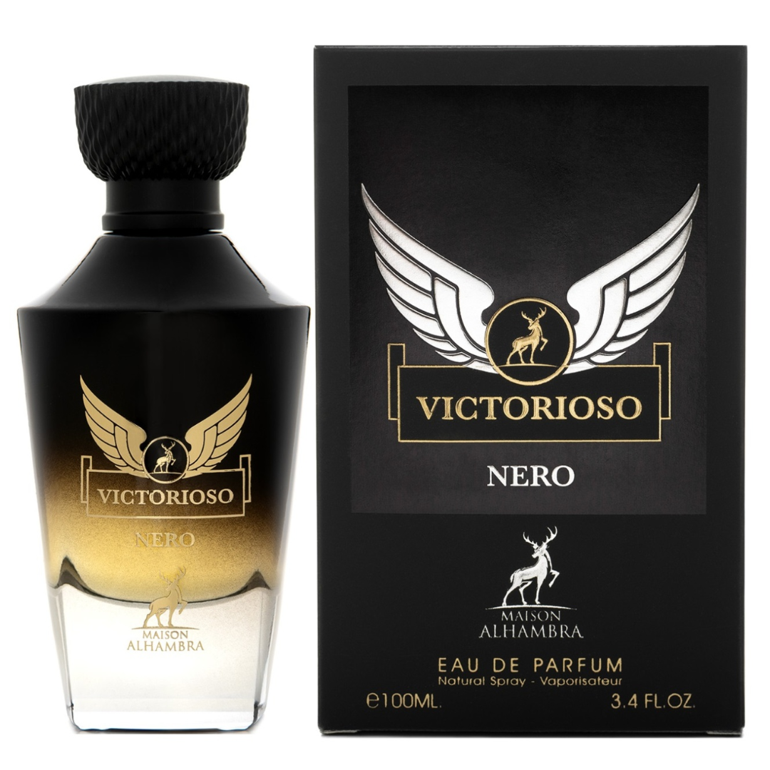 Maison Alhambra Victorioso Nero Eau de Parfum for Men - 3.4 oz 100ML