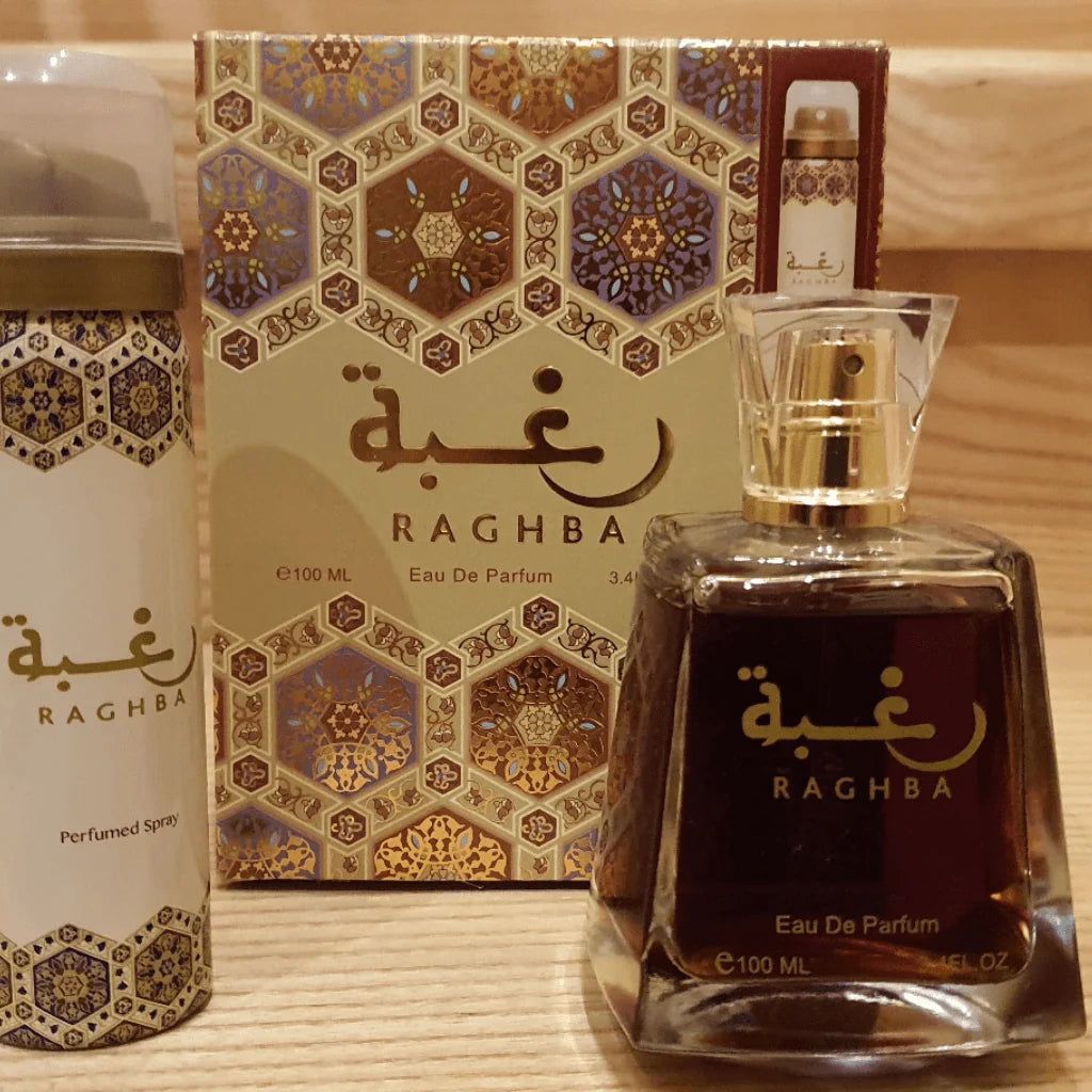 Raghba for Women EDP - 100ML (3.4oz) w/ Deo by Lattafa