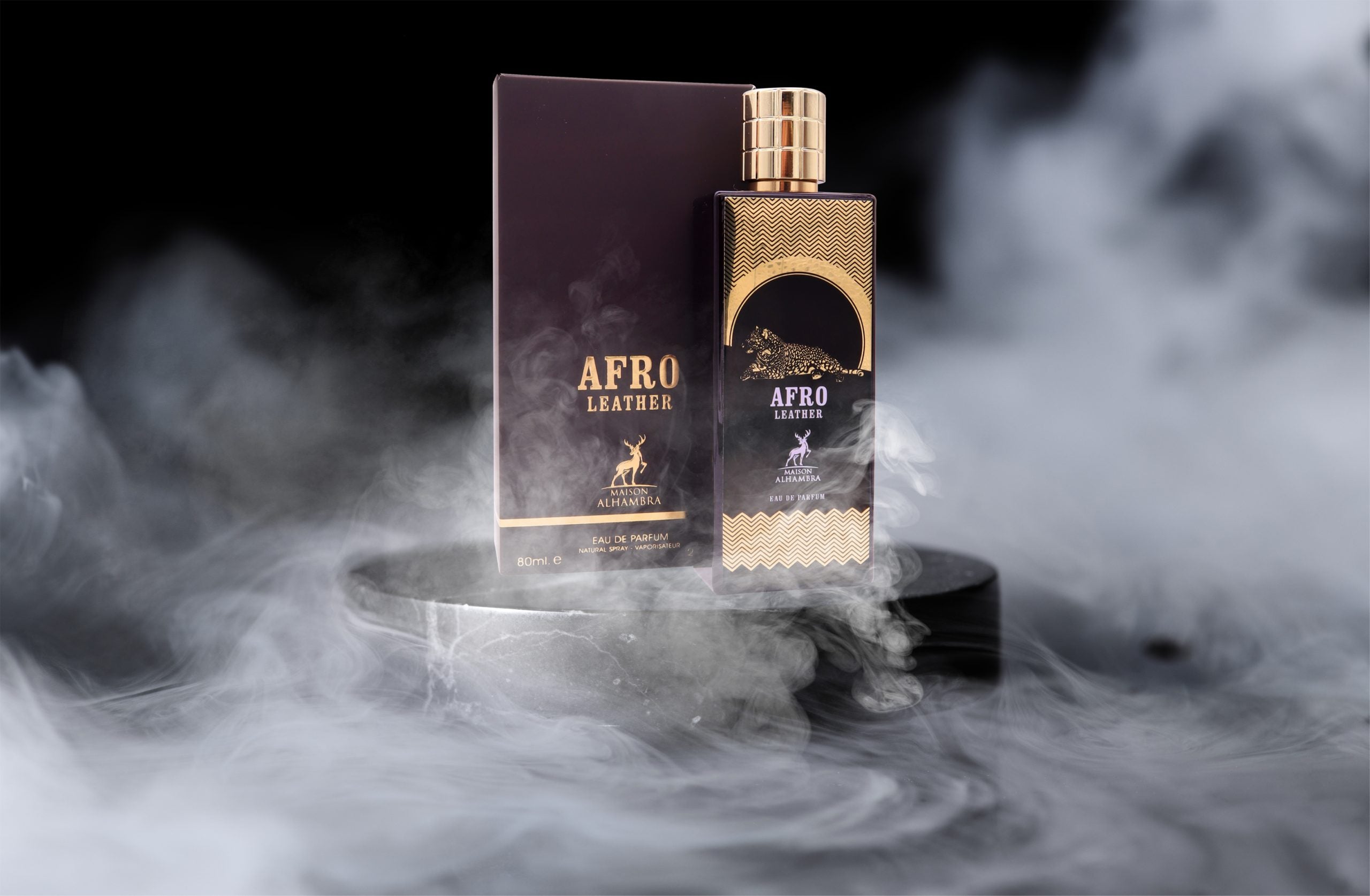 Afro Leather EDP -80ML  By Maison Alhambra