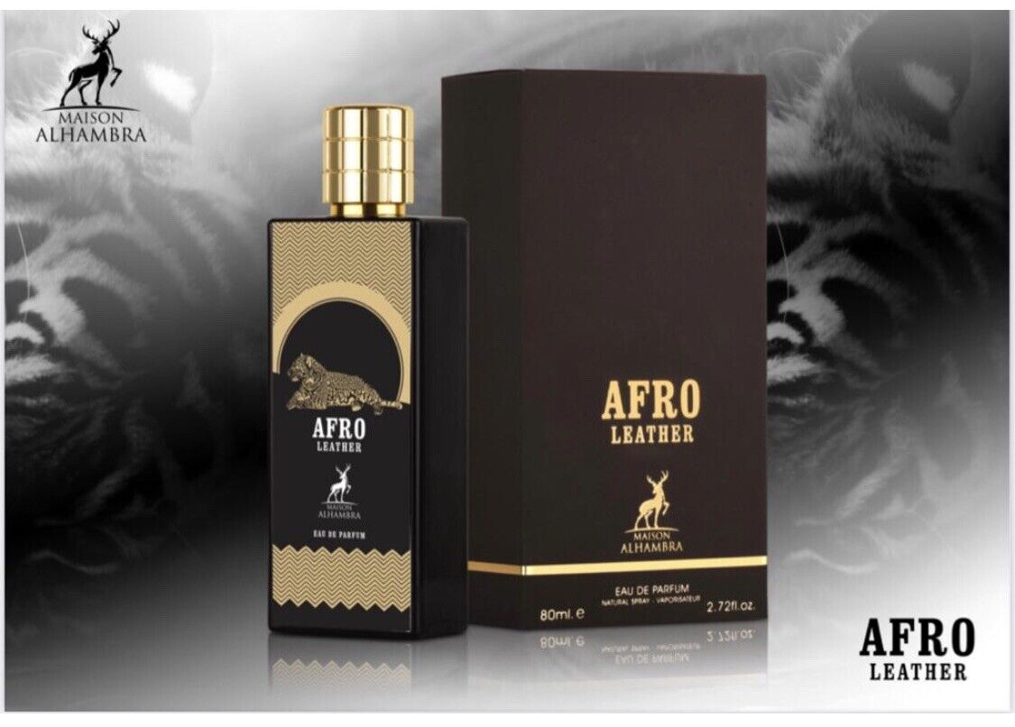 Afro Leather EDP -80ML  By Maison Alhambra