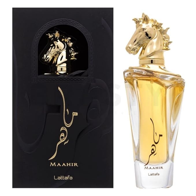 Lattafa Perfumes Maahir Eau de Parfum 3.4 Oz