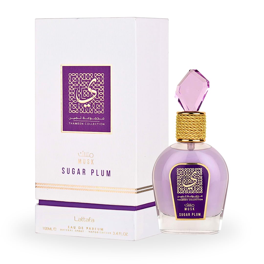 Lattafa Perfumes Sugar Plum Thameen Collection Musk Unisex EDP - 100ML (3.4 OZ)